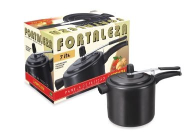 Panela de pressao 7,0 litros black cx