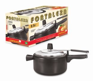 Panela pressao 2,5 lts black tp polida