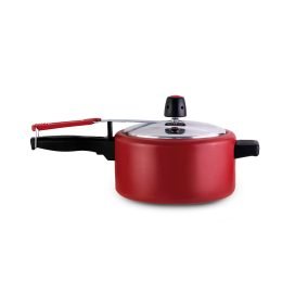 Panela pressão fi aluminio 3,0l antiaderente vermelho