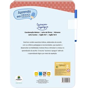 APRENDA EM CASA ESCREVA E APAGUE: COORDENACAO MOTORA - Imagem 3