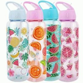 Garrafa 800ml Fruits Plastico