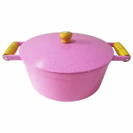 Cacarola Rosa Aluminio Grosso