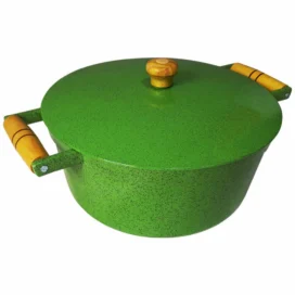 Cacarola Verde Aluminio Grosso