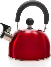 Chaleira Red 2,5L Aço Inox E Nylon 19,5Cm X 17,5Cm