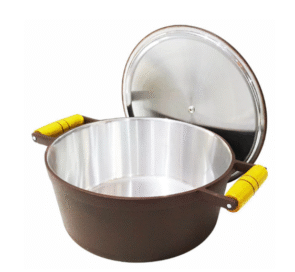 Cacarola Marrom Aluminio Grosso