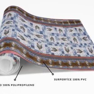 Toalha De Mesa Termica Galo Frances PT (valor por metro) - Imagem 3