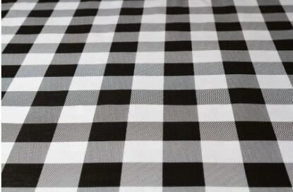 Toalha De Mesa Termica Chessmate Preta 1,4M larg