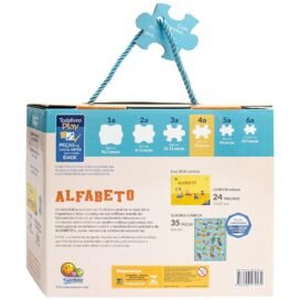 Quebra cabeça Todolivro Play Alfabeto Qc 4 anos
