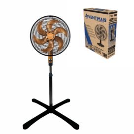 VENTILADOR OSC DE COLUNA 40CM TURBO 126W PRETO/BRONZE 127V VENTIMAIS