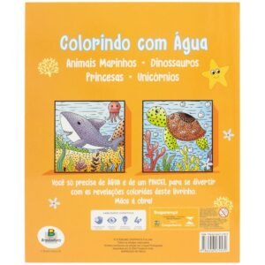Animais Marinhos ? Colorir com Água Infantil Divertido - Imagem 22