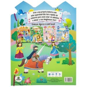 Crie e Brinque ✨ Princesas Cavaleiros com Adesivos - Imagem 2