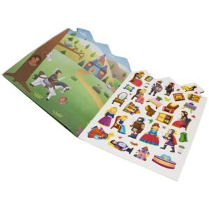 Crie e Brinque ✨ Princesas Cavaleiros com Adesivos - Imagem 5