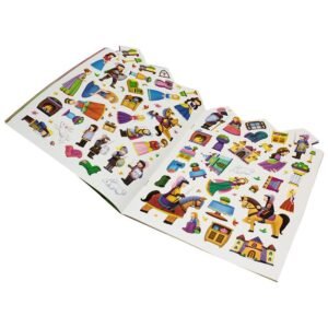 Crie e Brinque ✨ Princesas Cavaleiros com Adesivos - Imagem 6