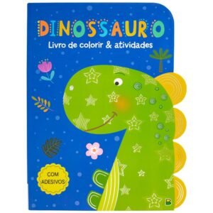 Dinossauro ? Livro de Colorir e Atividades com Adesivos - Imagem 7