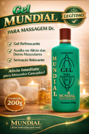 Gel Mundial Para Massagem  Dr 200g