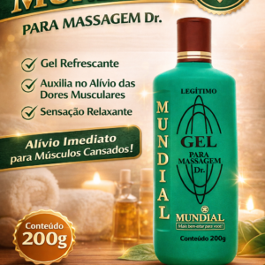 Gel Mundial Para Massagem  Dr 200g