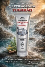 Gel Creme Massageador Cartilagem De Tubarao Mundial 250 G Un-Cinza