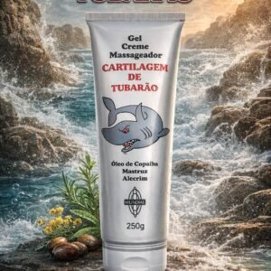 Gel Creme Massageador Cartilagem De Tubarao Mundial 250 G Un-Cinza
