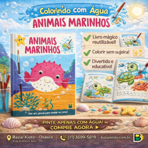 livro colorindo com agua