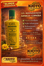 Gel Massageador Arnica E Copaiba Bongel 200 Gr