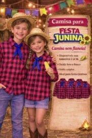 Camisa Popeline Infantil Sem Flanela Cor: Sortidas