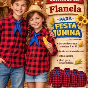 Camisa Xadrez Flanelada
