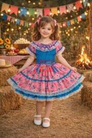 Vestido Infantil Lastex  Cor: Sortidos