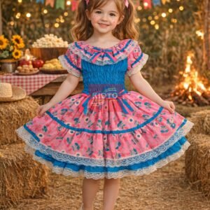 Vestido Infantil Lastex  Cor: Sortidos