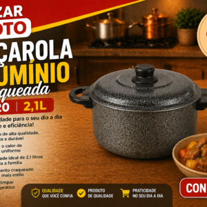 Cacarola aluminio craqueada Nº 20 2,1L
