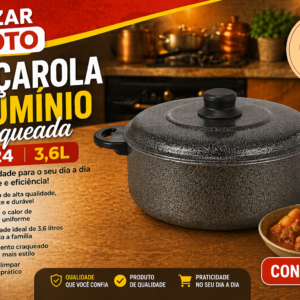 Cacarola aluminio craqueada Nº 24 3.6L