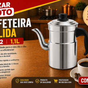 Cafeteira baby polida Nº 2 1,1L