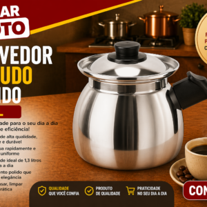 Fervedor bojudo polido 1,3L