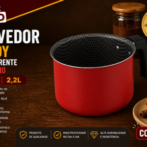 Fervedor Enjoy Antiaderente Vermelho  Nº 16