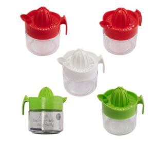 Espremedor Fruta 300 Ml Plastico Pp E Vidro 11 Cm X 8,7 Cm X 12 Cm (unidade)