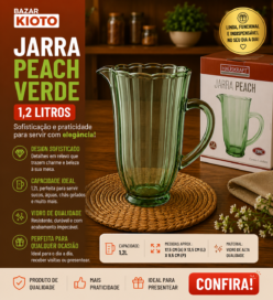 JARRA VDO PEACH VERDE 1,2L