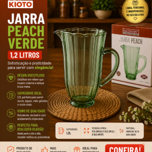 JARRA VDO PEACH VERDE 1,2L