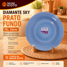 Diamante sky prato fundo 22cm