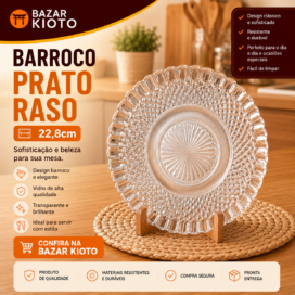 Barroco  prato raso 22,8cm