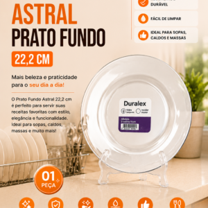 Astral   prato fundo 22,2 cm
