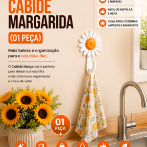 Cabide margarida (01 peca)