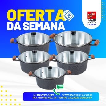 JOGO PANELA ALUMINIO GROSSO