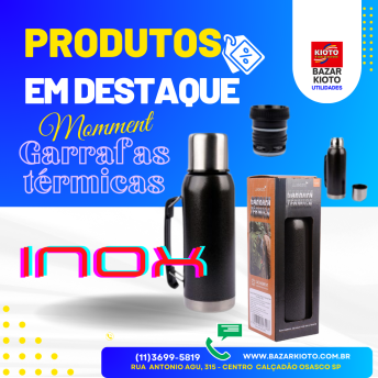 Garrafa térmica inox
