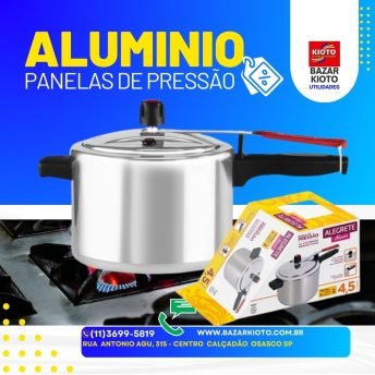 PANELA PRESSÃO ALEGRETE 4,5L